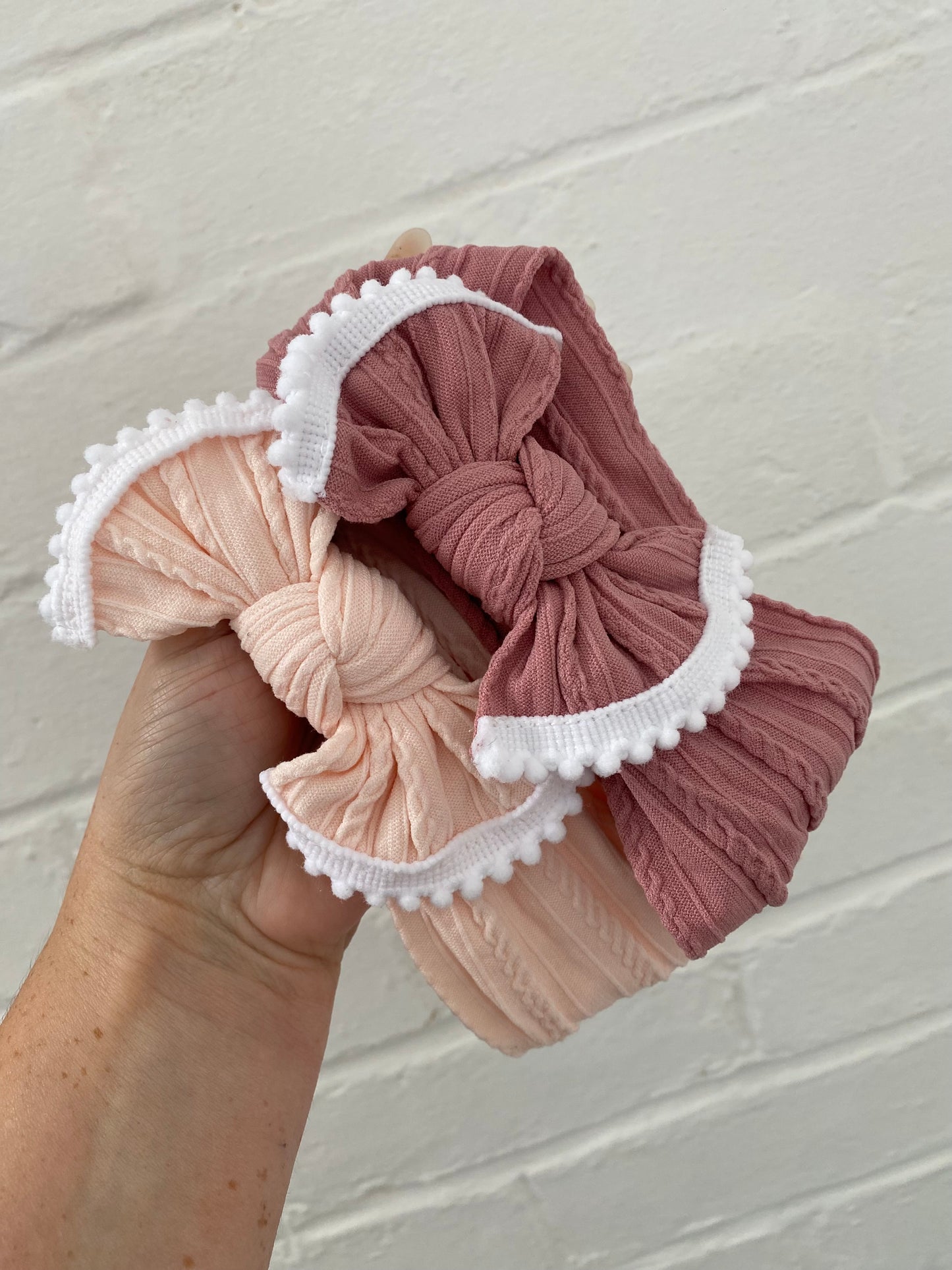 Pom Pom Trim Headband