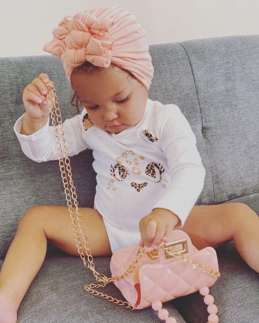 Triple Knot Turban - Soft Coral