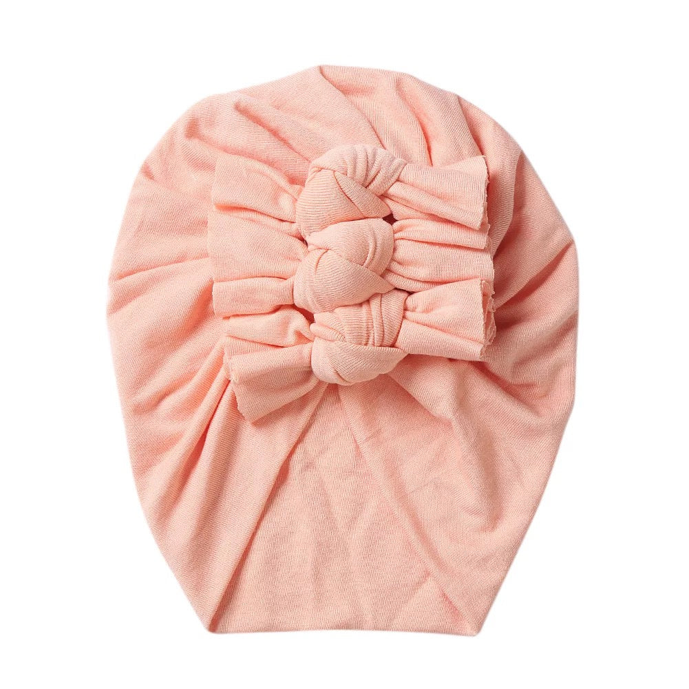 Triple Knot Turban - Soft Coral