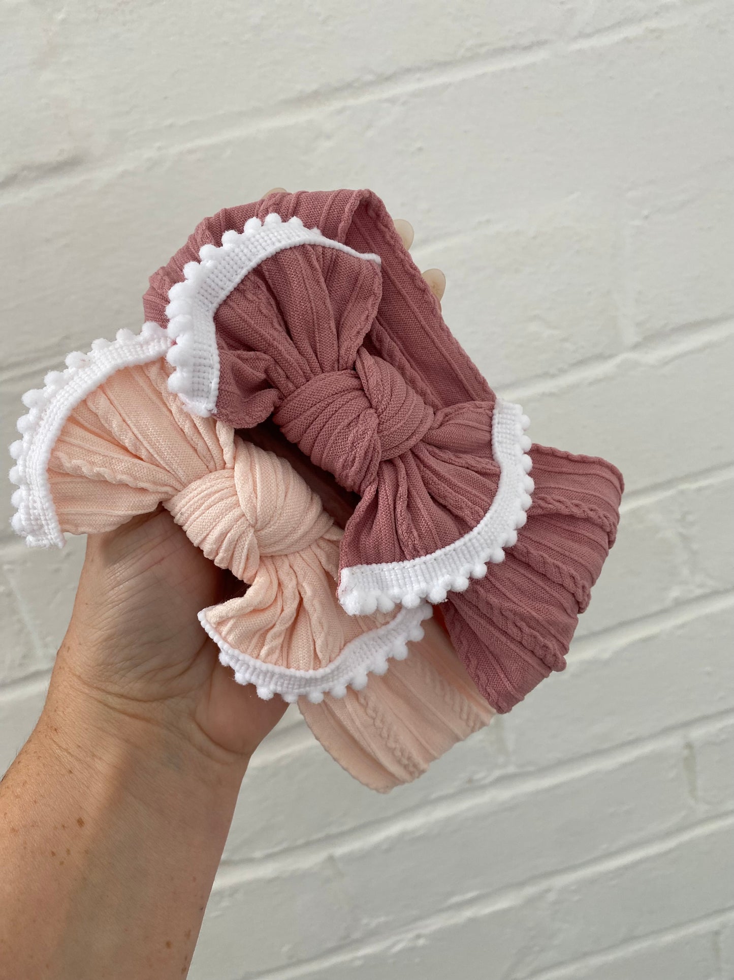 Pom Pom Trim Headband