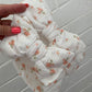 Ditsy Peach Oversized Topknot