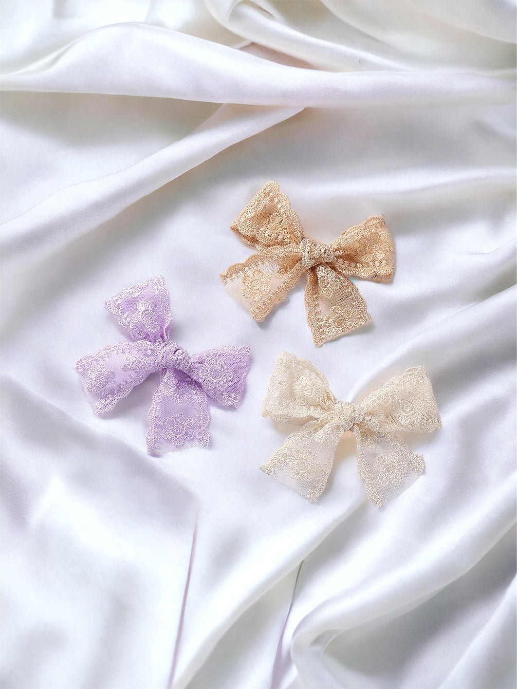Flower Lace Bow