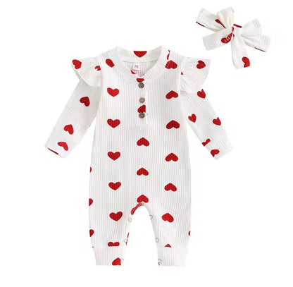 Heart Romper & Headband