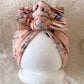 Triple Knot Turban - Pink Floral