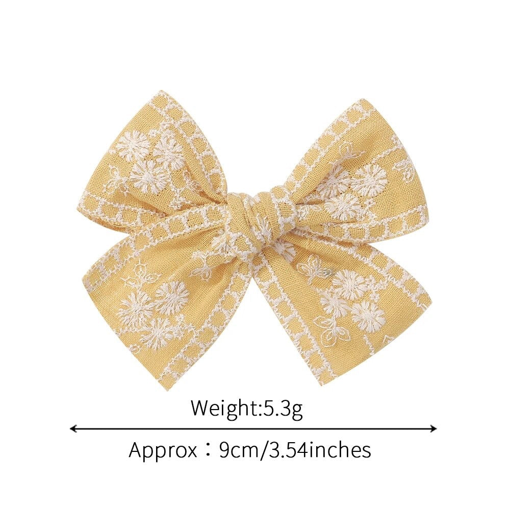 Embroidered Bow