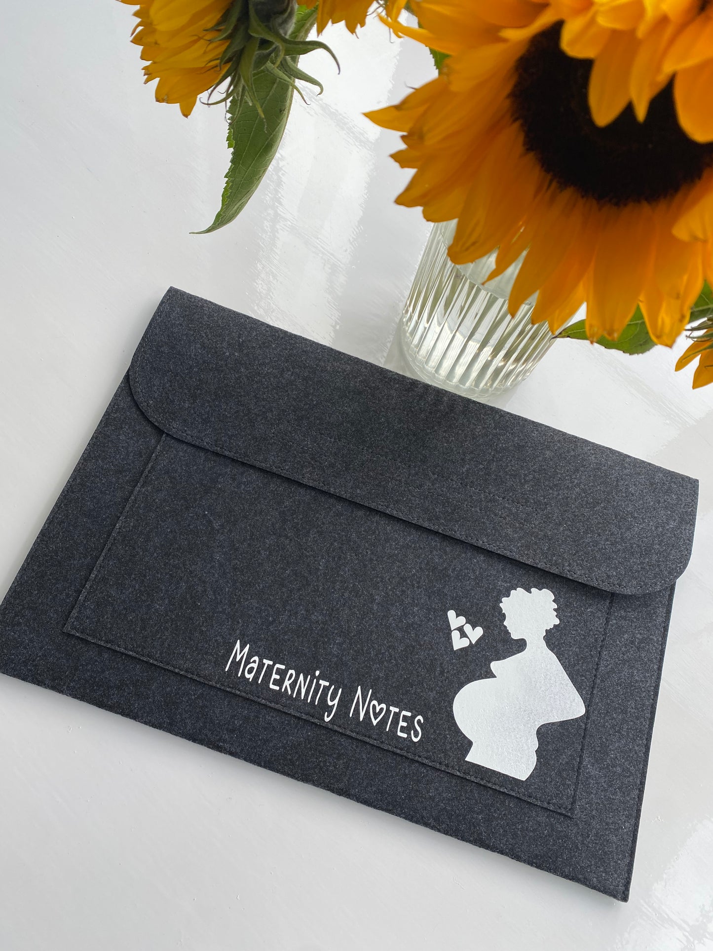 Felt Pregnancy/Maternity Document Folder