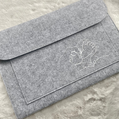 Felt Pregnancy/Maternity Document Folder