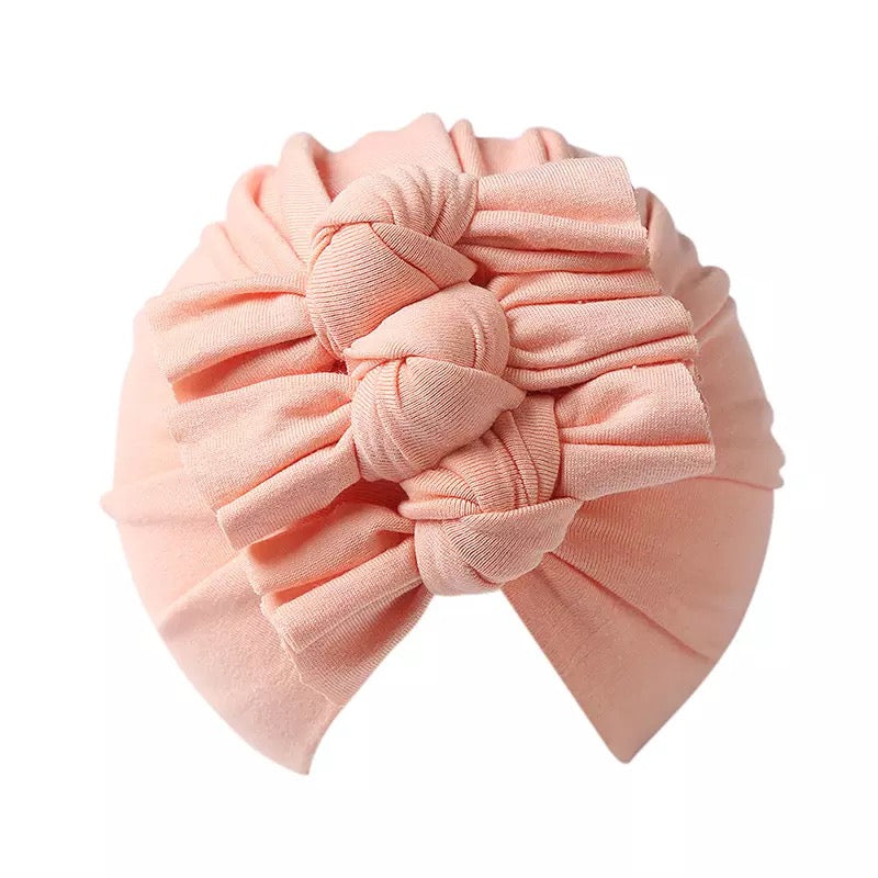 Triple Knot Turban - Soft Coral