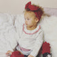 Textured Topknot - Ruby